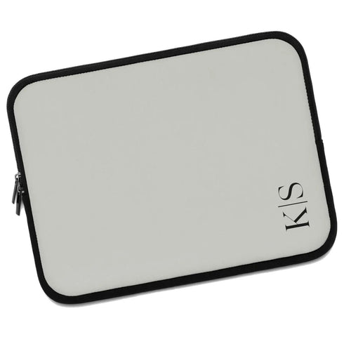 Custom Initials Laptop Sleeve - Vertical